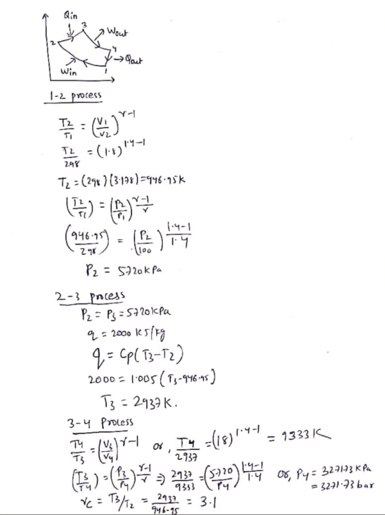 Qin Wout 2 Part Win 1-2 process Y1 T2 TI TL = (11) - (1.8) 19-1 298 T2 = (290)(3-198)=946.95k ( ) = (49) (946 1.4-1 946.95 PL