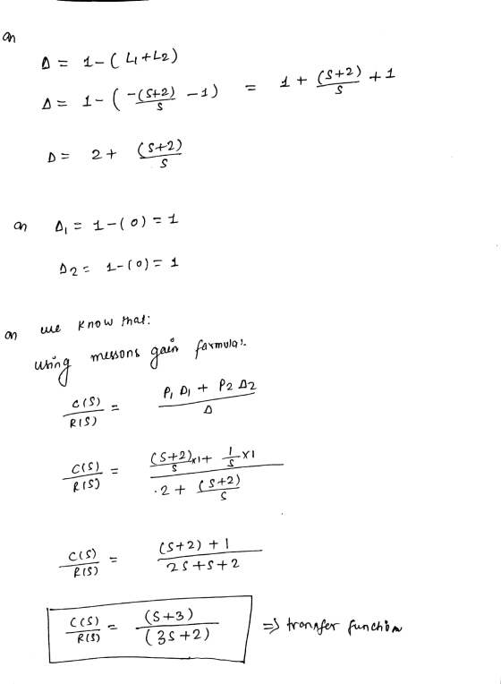 an A = 1-(4+12) 1 + (5+2)+1 uu S D= 1-( -(S+2) –1) S 2+ 2+ (542) an A = 1-10) = 1 12= 1-10) = 1 know that: we on messons gain