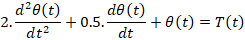 ,d Ꮎ t , ᏧᎾ (t , , + Ꮎ (t = Ꭲ(t t . dt2 +0.5.4