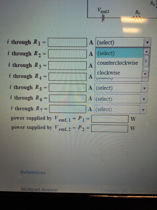 For the circuit shown below, find the magnitude an