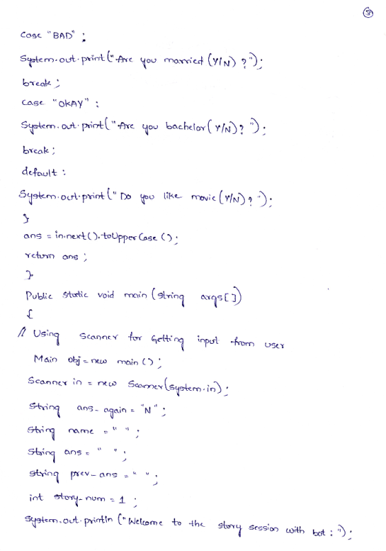 default . ans in.nextl).-to return ans st Public Stutic void min stin Scannetr nput Scanney ir nto SerypeYLs49tem.in). name