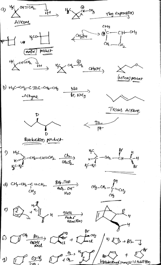 2 pc,CHECHY a yote CH-CHE menerangan ring expansion Alkene CH3 1. Cik - Cha mafory Product HC momentos y el mes HECH Y - Me h