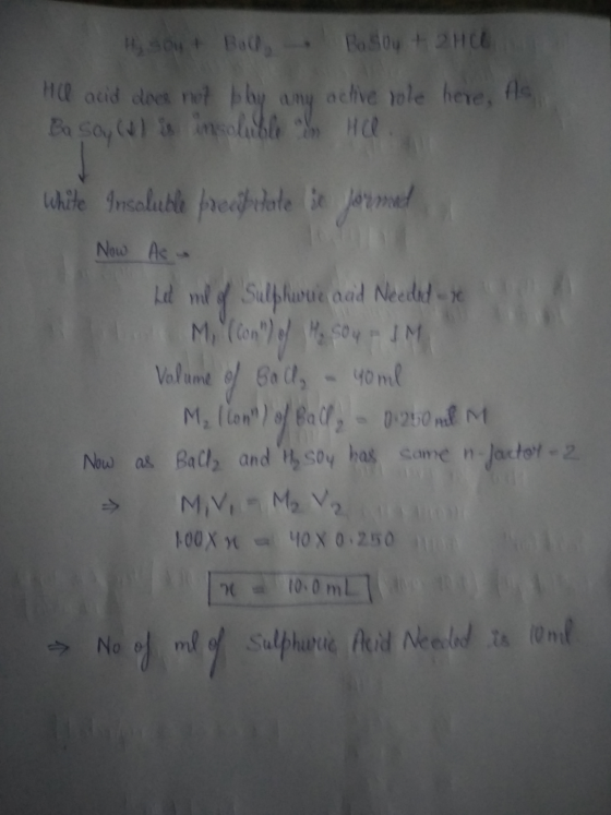Hout Ball Basou tato Hill acid does not bby any active role here, As Br Soy() inchibh S HOP White Insoluble precate formed No