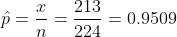 213 0.9509 224