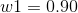wl = 0.90