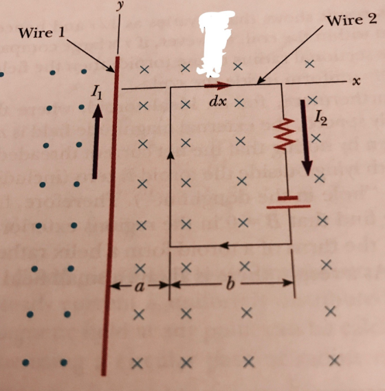 Wire 2 Wire 1 X X X dx x X I2 X X X X X X X X X X -a- X X X X X X X X X