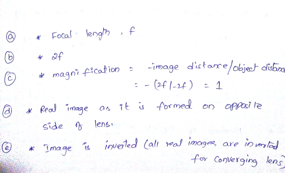 Focal lengh, f samm (C magni icotion Rea image os side lens eal images are for Converging lens