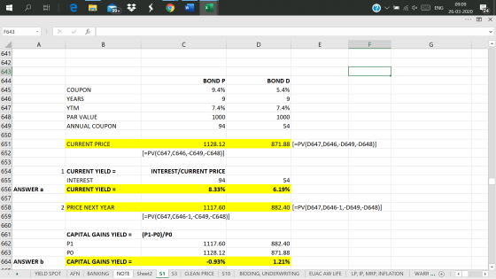 W v a 1x 9 ENG 09:09 26-03-2020 ... o X F643 X ✓ fr A в F 641 642 643 BOND D 5.4% 644 645 646 647 648 BONDP 9.4% 9 7.4% 100