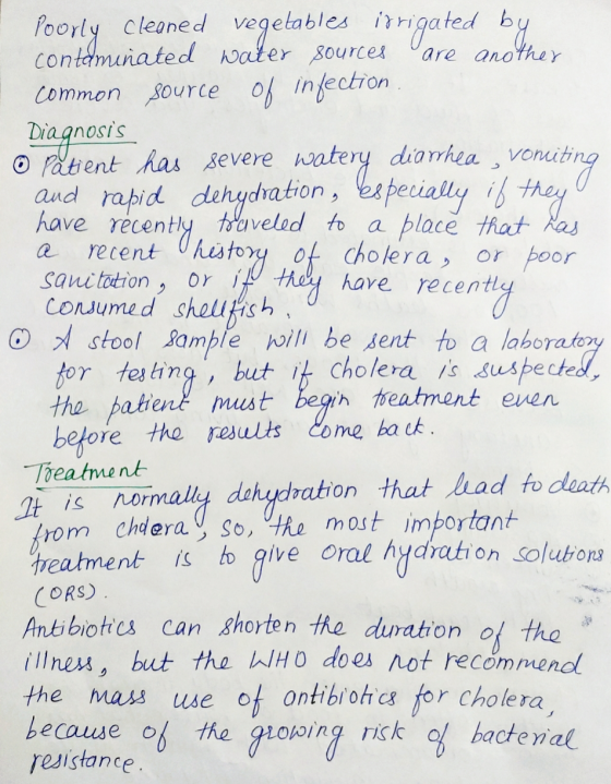 Poorly cleaned vegetables irrigated by contaminated water sources Care another common source of infection. Diagnosis o pătien