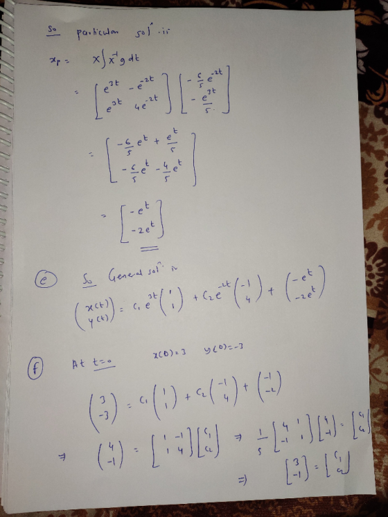 7777777777 so particulon sol.in x- xlxgdt -2t ezt 36 eut 4e-2t e + U V .it/ I the 2e ce , , хсь)) Ý (+)/: XCO) 23 Y60)=-3 At