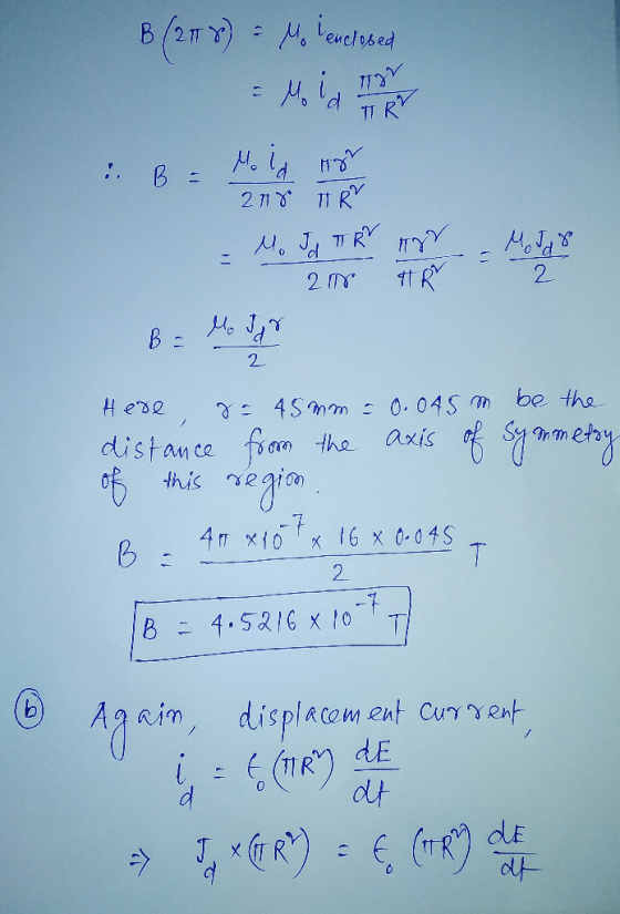 B (258) = Menclosed & Mold in Bu Hold ter 2018 ITF Iyy 0 200 4 H 2 Here, r= 45mm = 0.045 m be the distance from the axis of