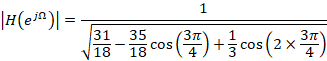 |H(en) = 1 - cos () +cos (2x3)