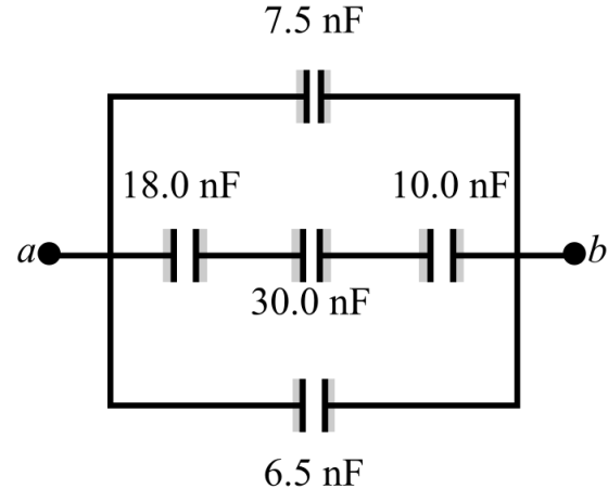 7.5 nF
(18.0 nF 10.0 nF
ao HHHH
30.0 nF
+++
6.5 nF