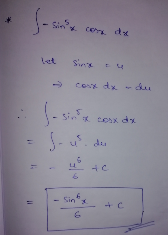 So sin sins a cosa de let sina cu cosa dx a dee sin a cosx dx Sa sina S- us.de 6 tc 6 Sinox + c