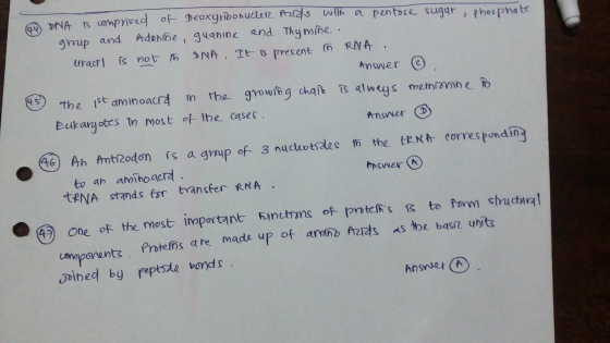 pNA fScer prised of- Deoxyribohucin ma s t Tha per fore sugar , phosphate t 4 gmup and Adehle , uain and Thymine uracrl is no