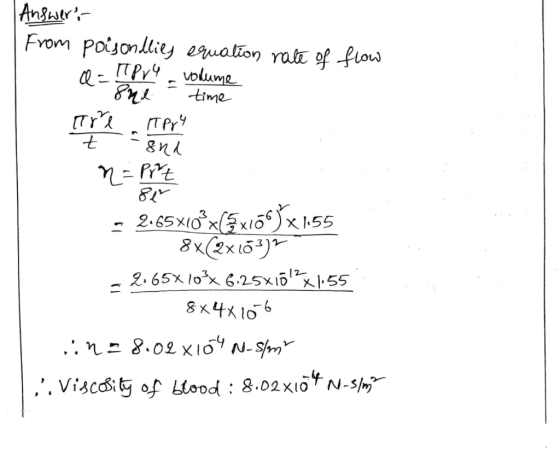 | Answers from poisondlies equation rate of o-apr4 - volume a sne - time flow Ť sni - 2.65*10*x[{x166)x1.55 8x62x103)? - 2,65