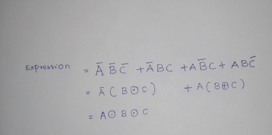 Exprewon AABC +ABC+ ABC A BC +ABC ABC+ ABC ĀC. B@c) +A. C BBC)