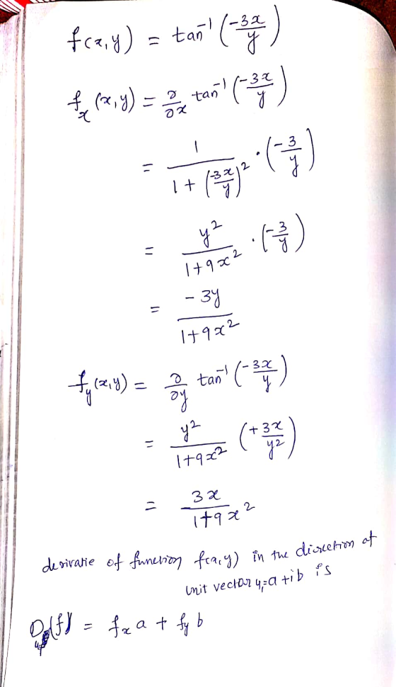 fcx,y) = tan (3) 32 f(x,y) tañ ( = a οχ (4) It (139) y² 6) 179202 - 34 1+902 D fyxz, y) = oy tao( 9 ) (**) y² 179002 3x 2 14