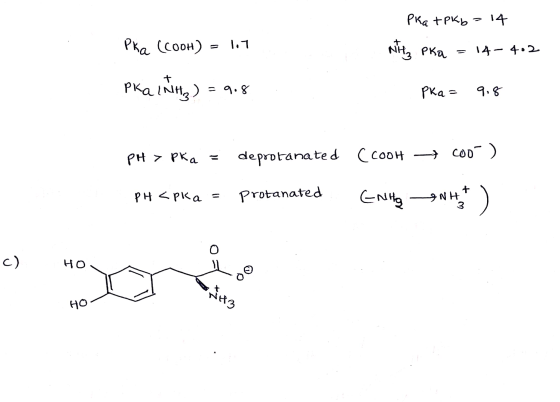 Pka XPK6 = 14 Nitta Pka = 14-402 Pka (Cool) = 117 Pka (Nitz) = 9.8 pka = 9.8 PH > Pka = deproranated C Cool - Coo) PH<pka = P