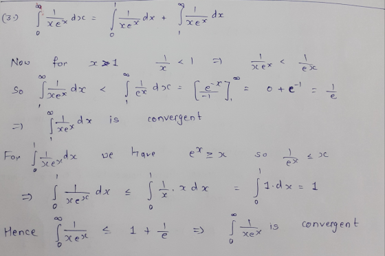 0 (By Jitendre la tarda a leerde Now for xxl 1 <1 = tex. so Barea de a ser de (**). *= 0+1 a gastre dx is convergent For ster