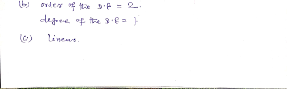 } degree of ihe D.e Lineas