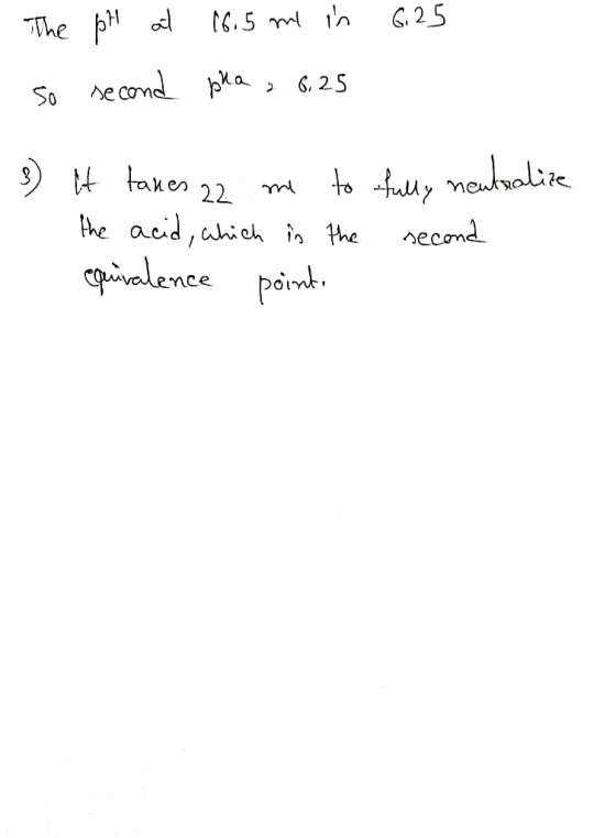 G 25 C.5 m n The p So necomd pa > 6.25 meahalire taken to tlhy the acid,uhich i, the Cpoinalence pmd 22 Mi necond