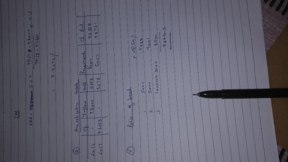 IRR IRR 9 5 .2 + ? 77131 - 9 boºb 99137 - 9786) 5.467314 table Amortization Inflow - 8000 98358 font payment d. Bal. 53585000