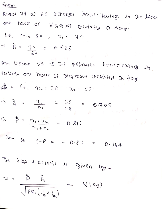 Givent Rugal 24 of 80 gebooted one hour of Participating in at least activity a day. sigorous je, mis 8 L. 2. 74 Ô 74 2.588 A