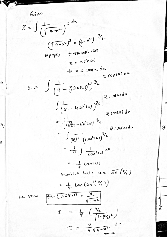 Güven du 3 or Star) (64-xj* = 44-44) 52 Appply trigsabitission x = 2 since) dn = 2 Comu) du 2 concul du k I= 14 – Gasin (1994