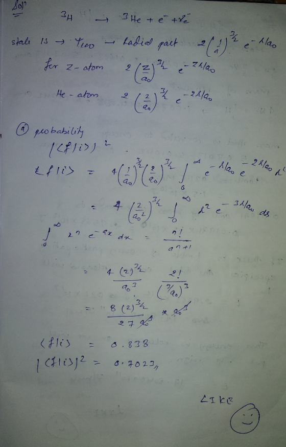 Son 34 - 3 He te the stale 13 Theo – tadial part 2/2 - las I for 2-atom 2/2 % -24100 Heaton ( 2 ) % -24100 I probability (fli