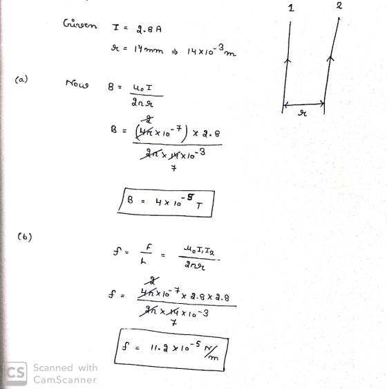 Giren I = 4.8 A wuwuhl = 6 olxhl Now 8 = 4o I are (yrex 10-7) x 2.8 их хх-3 7 = 4 *lo (6) Mo I, IR G arr A 46x107x9.88 2.8 In