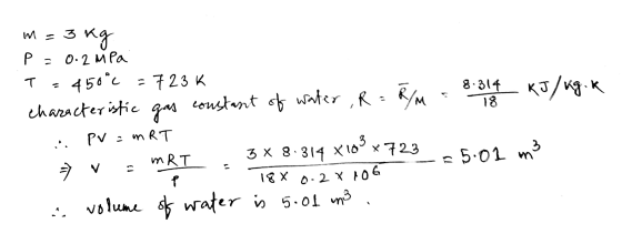 P a 0.2 MPa 456 723 K К3/к3 к onstnt sater R R 8-314 characteristic 18 Pv m RT xlo23 3 X 8.314 mRT 5.01 m3 V 1 Xo 2 X 106 val