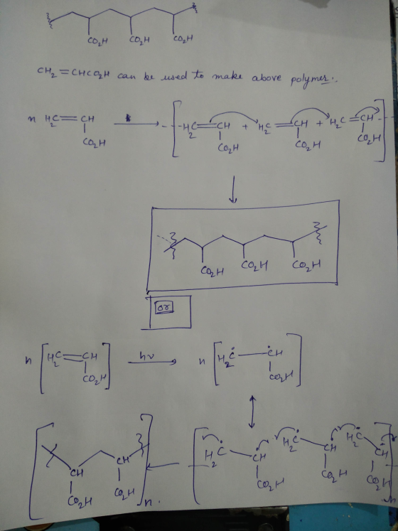 сонсо, нсон CH₂=CHCO₂H can be used to make above polymer, МН С . CH ch n 4c =CH со, и си Car cah con Со и С, И . Jn