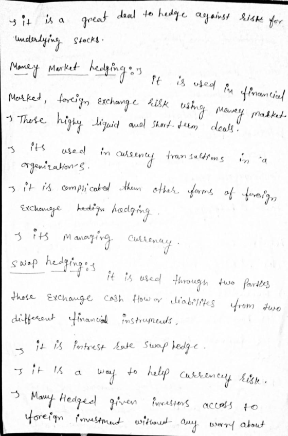 had to hedge deal to hedge against against list be for s it is a great underlying stocks. Money Market hedging it is used in