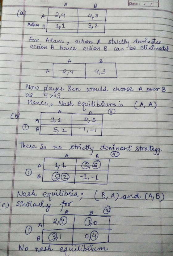 Date: 3, 2 dominat gence There-wa-mo ktrictly dono ant stratagy doninant 叶ㄧㄘ壬-- (A, B nu