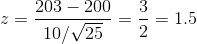 203 - 2003 | 10/05 = 1.5