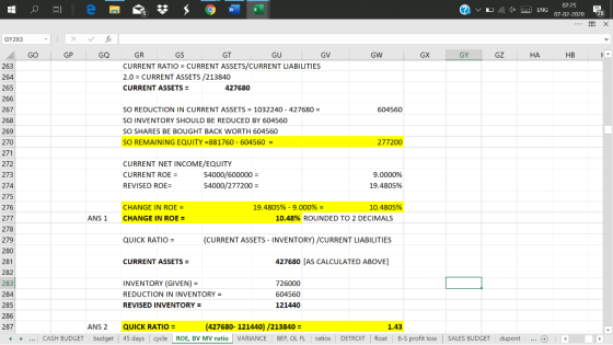 2 e 39 W 2 D * 02:25 ENG 07-02-2020 28 - X GY283 - 263 fix GO GO G GW GG GY GZ HA HB ra GR GS GT GU GV CURRENT RATIO = CURREN