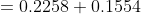 0.2258 0.1554