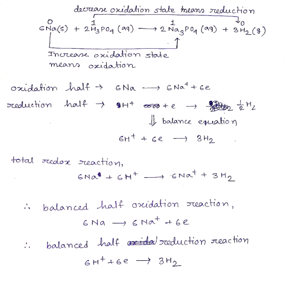 decrease oridation state means reduction Macs) + 2 #3 POq (ag) — 2 Nagpoa (aq) + 2C3) Increase oxidation state means oxidatio