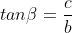 tanB