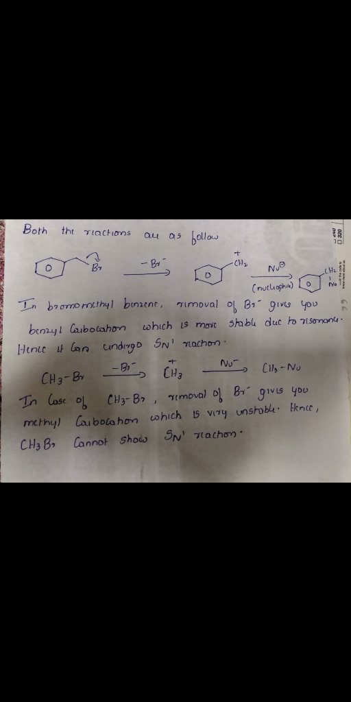 Both tht TIact10ns au as hollow Jnl -Br - CHy (nueluophn) Ln brormomthy1 bunzenr, imoval o B 9Iv you Shabu duc h T10manu benz