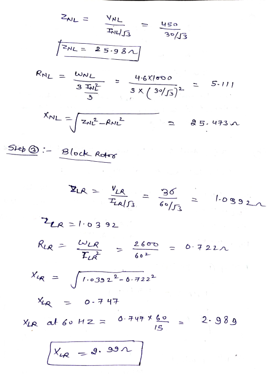 ZAILE VNL 450 INLB 30/13 IZAL ZNL = 25.98 RNL WNL 4.68looo 5.111 3 INZ = 3* ( 30/5372 3 XNL = ZN 2² _ RN2² 25. 473 m Step 6:-