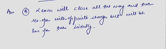 Aus 3 Leaves will close all the and then will be way but with of pposite charges me-open open initial len tuan ially