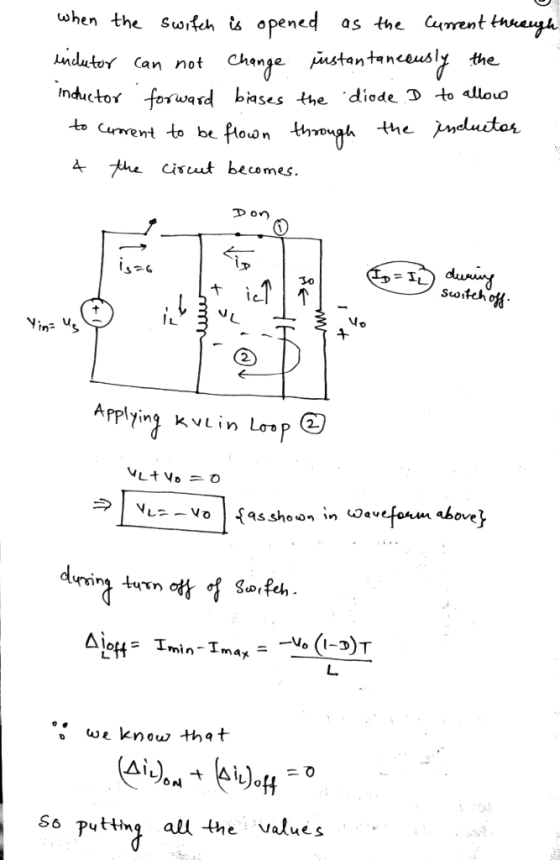 when the Switeh is opened as the Cment mdatoY Cannot change μ stantㅋ naus 1 the In (tor forward bases the.diơde to aund In- 2