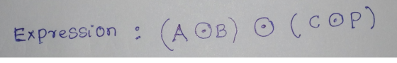 Expression: (AOB) O (COp)