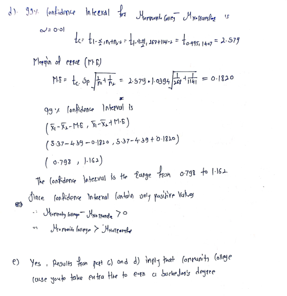 Q=0.01 d). 99% confidence in teeral for Hoppunt CalveMyaferskes us te ti-x init1,3 = , 26047141-2 to.995.1409 = 2.574 Mergin