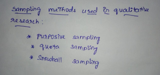 qualitative Sampling methods used is research : * Purposive sampling x quote Samplina * Snowball sampling