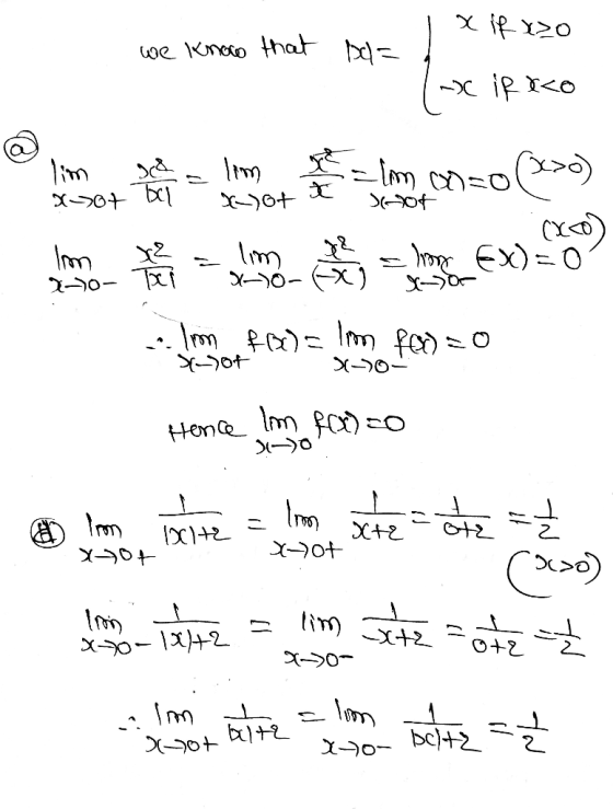 1 x iſ 120 we know that bo=d | iReco behin et lim on=0() . Im Sot Roc) = lim Peso =0 no Hence Honce long road so en Im bacite