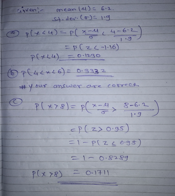aiven 6.2. Mean (4 4-6-2 PC2-1.16) O.1230 PC4626)0333 2 #Y Cmswer are our coreap PA78P 8-6.2 メー 1.9 1-P(Z e.95) 21-0.8289 2O1