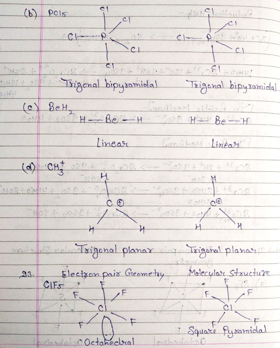 (6) pols tel CIN al * patients of love Trigonal bipydamida) Taigonal bipyramidal - Le Loomiling OBH - Be -H FOZPHU Be-H Bella